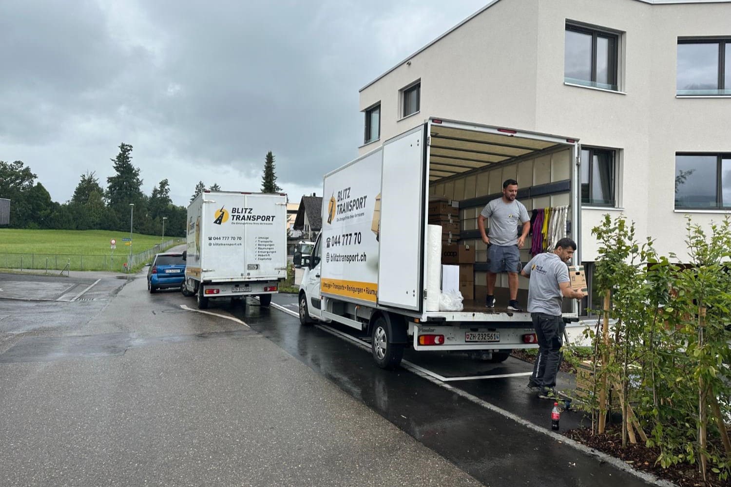 Günstig Privat umziehen in Zürich mit Blitztransport